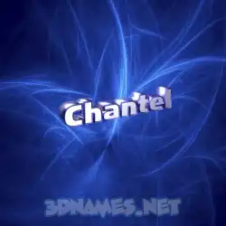 chantel in Plasma style - 3D name wallpaper