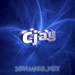 cjay in Plasma style - 3D name wallpaper