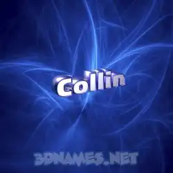 collin in Plasma style - 3D name wallpaper
