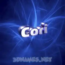 cori in Plasma style - 3D name wallpaper