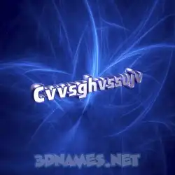 cvvsghvssujv in Plasma style - 3D name wallpaper