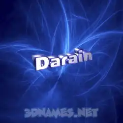 darain in Plasma style - 3D name wallpaper