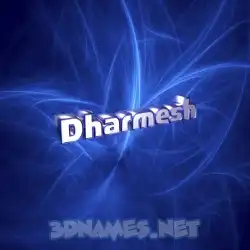 dharmesh in Plasma style - 3D name wallpaper