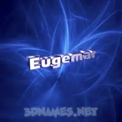 eugemar in Plasma style - 3D name wallpaper