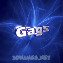 gags in Plasma style - 3D name wallpaper