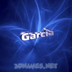 garcia in Plasma style - 3D name wallpaper