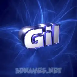 gil in Plasma style - 3D name wallpaper