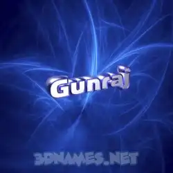 gunraj in Plasma style - 3D name wallpaper