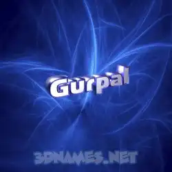 gurpal in Plasma style - 3D name wallpaper