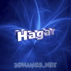 hagar in Plasma style - 3D name wallpaper