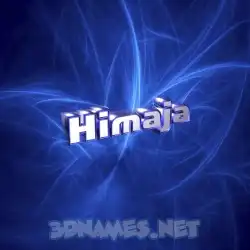 himaja in Plasma style - 3D name wallpaper