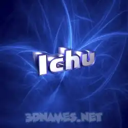 ichu in Plasma style - 3D name wallpaper
