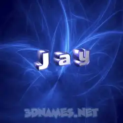 j a y in Plasma style - 3D name wallpaper