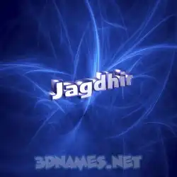 jagdhir in Plasma style - 3D name wallpaper