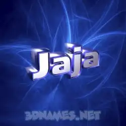 jaja in Plasma style - 3D name wallpaper