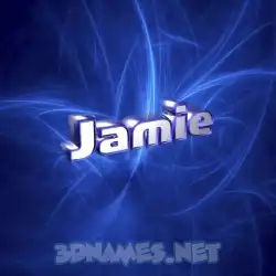 jamie in Plasma style - 3D name wallpaper