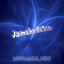 jamshedkhan in Plasma style - 3D name wallpaper