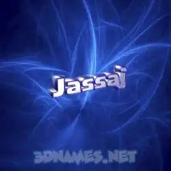 jassaj in Plasma style - 3D name wallpaper