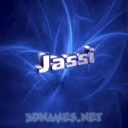 jassi in Plasma style - 3D name wallpaper