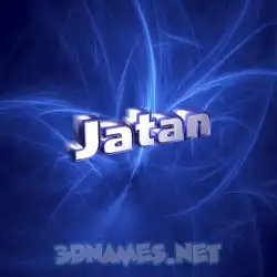 jatan in Plasma style - 3D name wallpaper