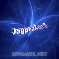 jayprakash in Plasma style - 3D name wallpaper