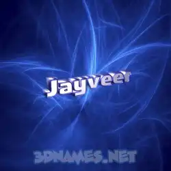 jayveer in Plasma style - 3D name wallpaper