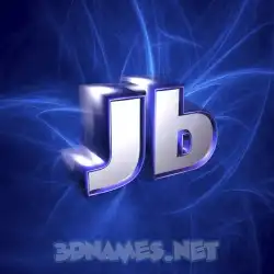jb in Plasma style - 3D name wallpaper