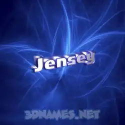 jensey in Plasma style - 3D name wallpaper
