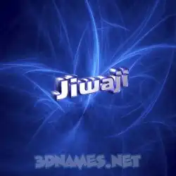 jiwaji in Plasma style - 3D name wallpaper
