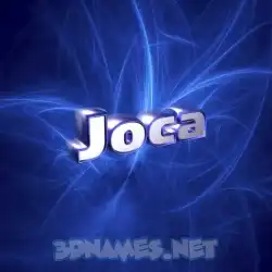 joca in Plasma style - 3D name wallpaper