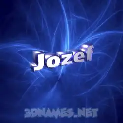 jozef in Plasma style - 3D name wallpaper