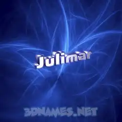 julimar in Plasma style - 3D name wallpaper