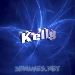 kelly in Plasma style - 3D name wallpaper