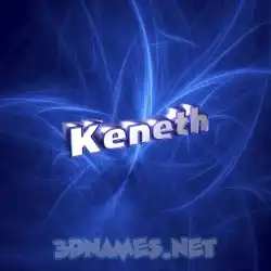 keneth in Plasma style - 3D name wallpaper