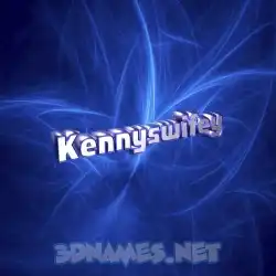 kennyswifey in Plasma style - 3D name wallpaper