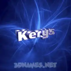 kerys in Plasma style - 3D name wallpaper