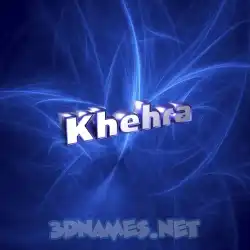khehra in Plasma style - 3D name wallpaper