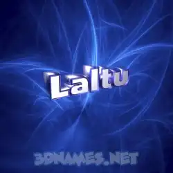 laltu in Plasma style - 3D name wallpaper