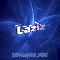 laziz in Plasma style - 3D name wallpaper