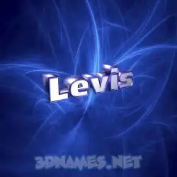 levis in Plasma style - 3D name wallpaper