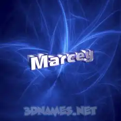 marcey in Plasma style - 3D name wallpaper