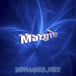 margie in Plasma style - 3D name wallpaper
