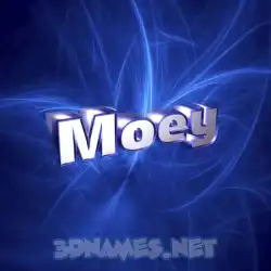 moey in Plasma style - 3D name wallpaper