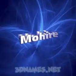 mohire in Plasma style - 3D name wallpaper