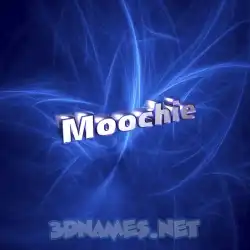 moochie in Plasma style - 3D name wallpaper