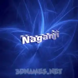 naganji in Plasma style - 3D name wallpaper