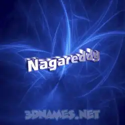 nagareddy in Plasma style - 3D name wallpaper