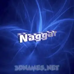 naggar in Plasma style - 3D name wallpaper