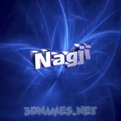 nagji in Plasma style - 3D name wallpaper
