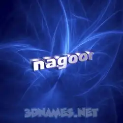 nagoor in Plasma style - 3D name wallpaper